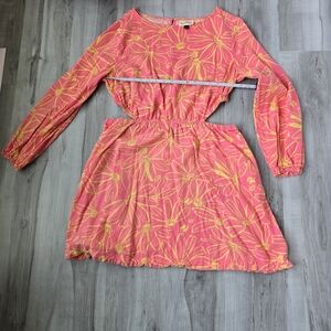 Universal Thread Floral Pink and Yellow Dress